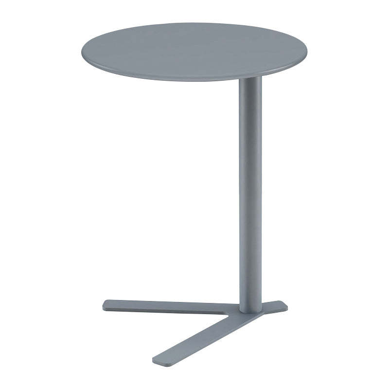 Scandinavian V-Base Iron End Table
