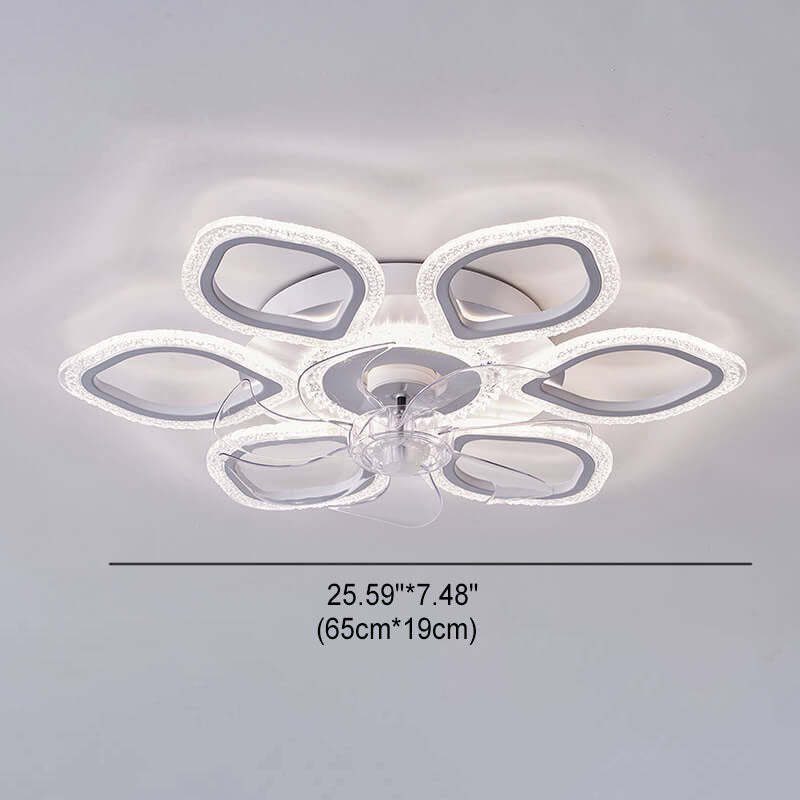 Scandinavian Minimalist Flower Flush Mount
