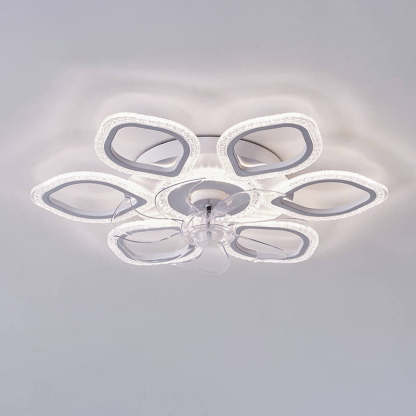 Scandinavian Minimalist Flower Flush Mount