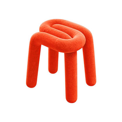 Contemporary Striped Fabric Wood Four-Leg Chair