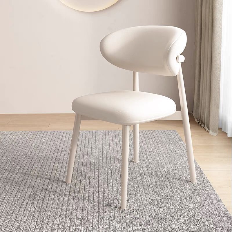 Nordic Leather Metal Dining Chair