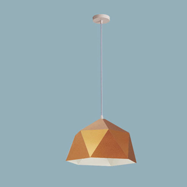 Modern Macaron Iron Lozenge Pendant Light