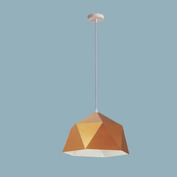 Modern Macaron Iron Lozenge Pendant Light