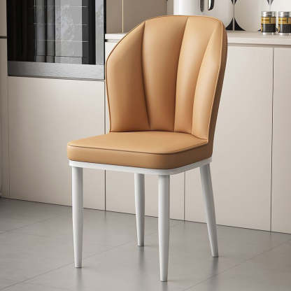 Modern PU Leather Wing-Back Dining Chair