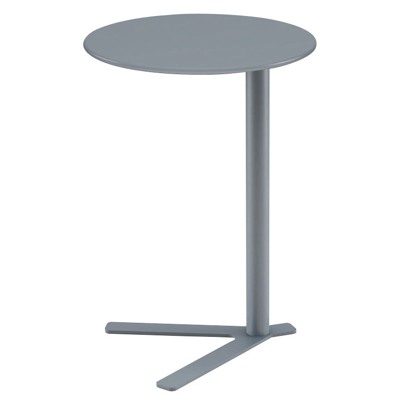 Scandinavian V-Base Iron End Table