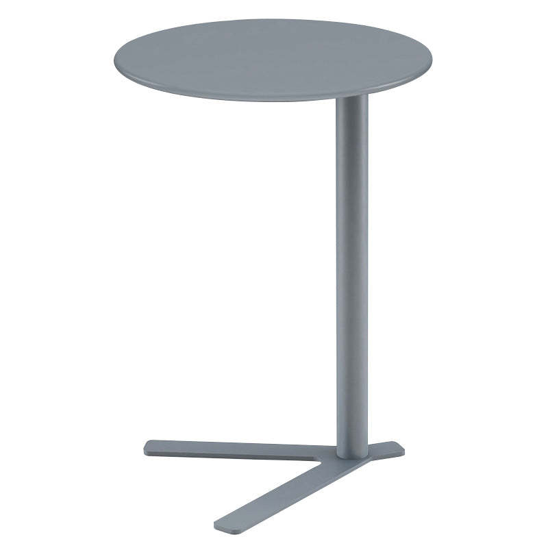 Scandinavian V-Base Iron End Table