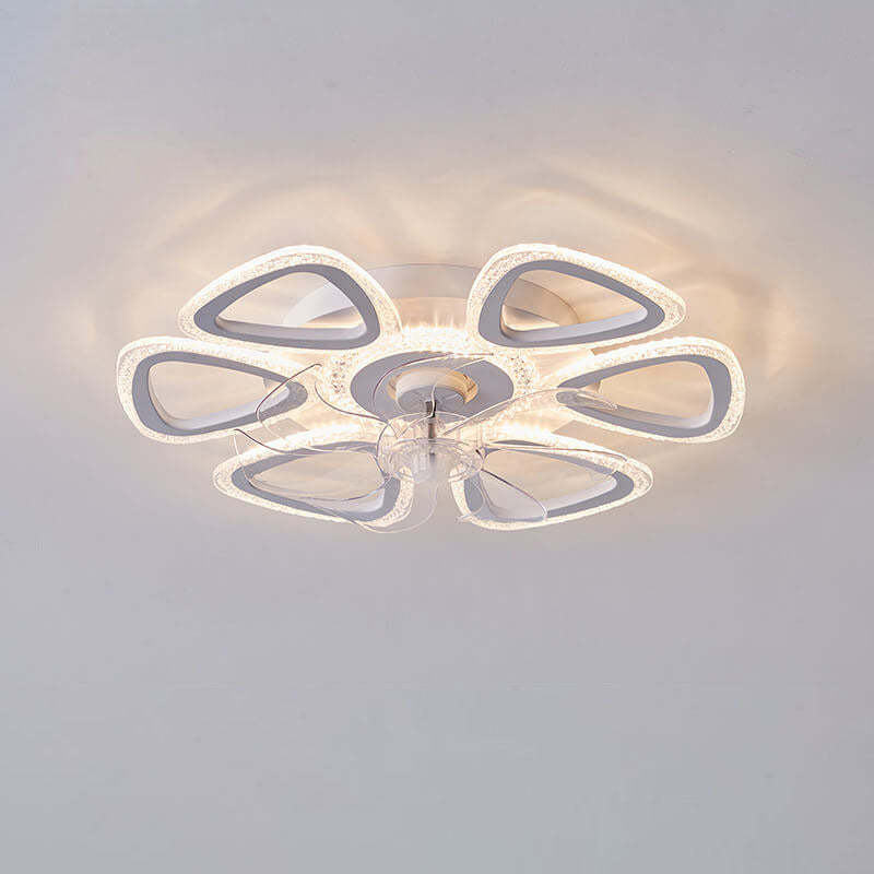 Scandinavian Minimalist Flower Flush Mount