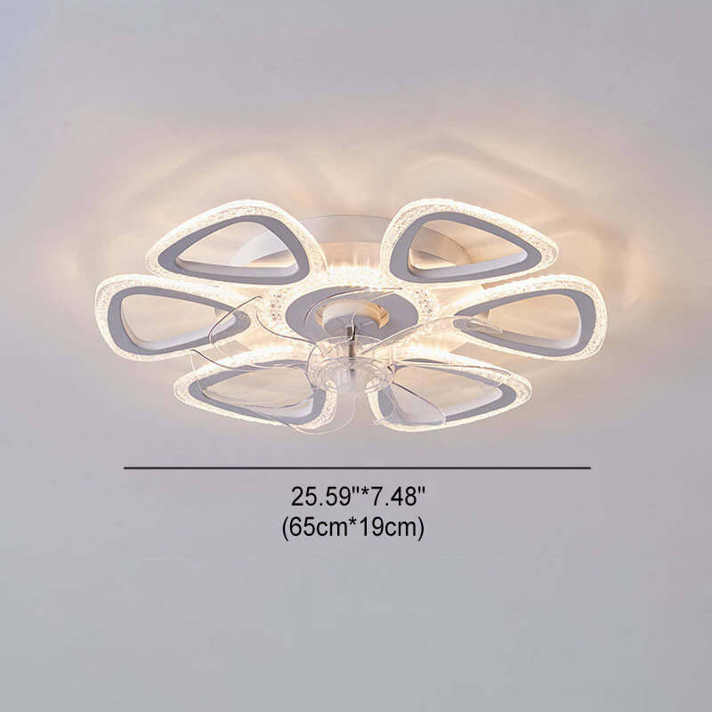 Scandinavian Minimalist Flower Flush Mount