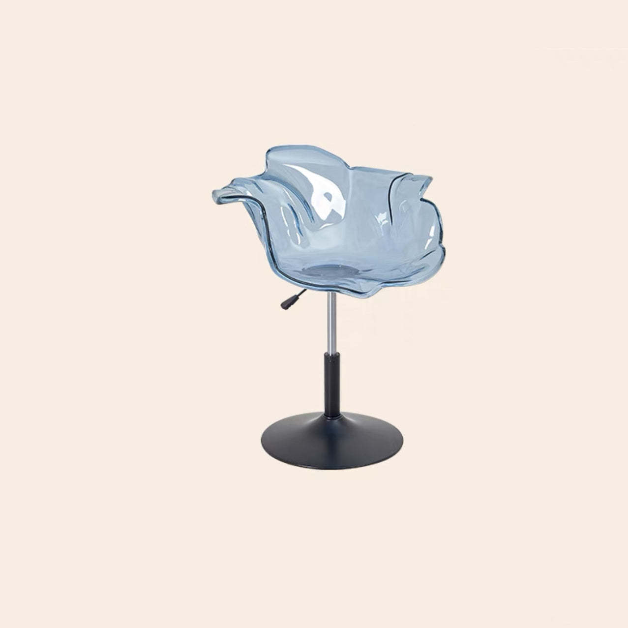 Contemporary Petal Acrylic Liftable Dining Chair