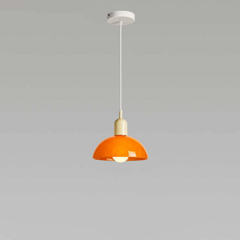 Minimalist Glass Hemisphere Pendant Light