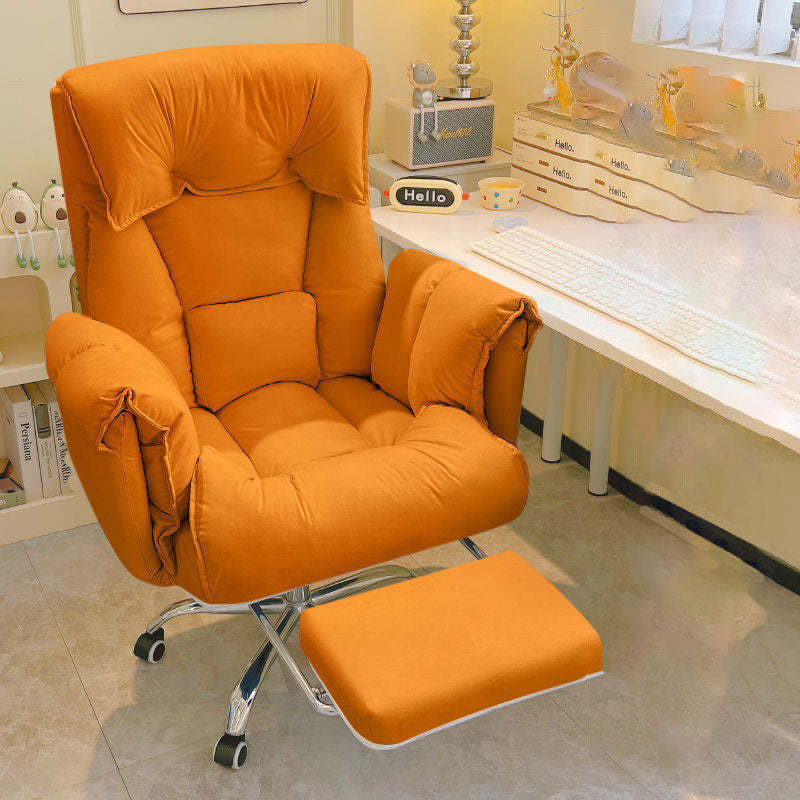 Modern Fabric Steel Adjustable Recliner With Footrest — Steel / A - Black / With Footrest