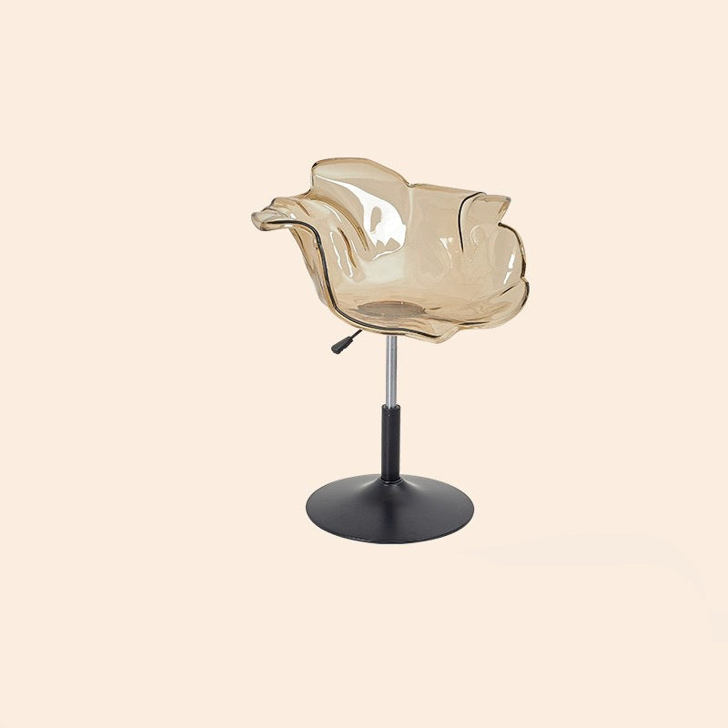 Contemporary Petal Acrylic Liftable Dining Chair