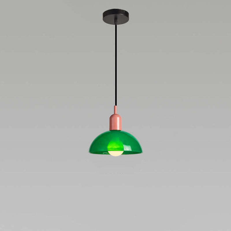Minimalist Glass Hemisphere Pendant Light
