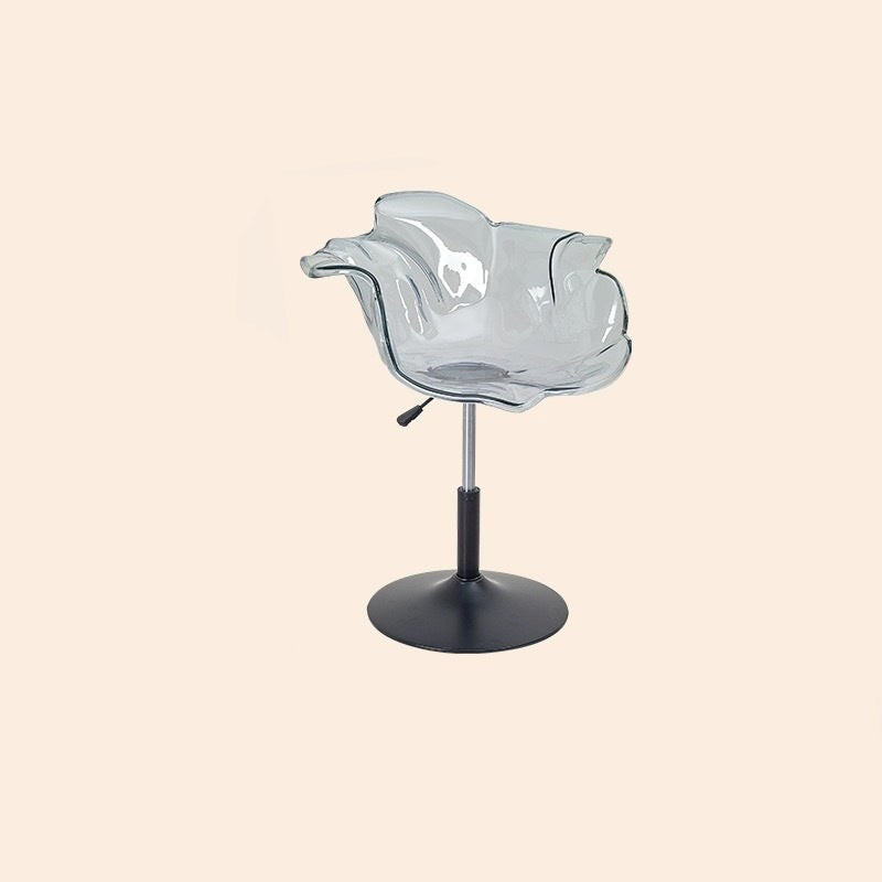 Contemporary Petal Acrylic Liftable Dining Chair