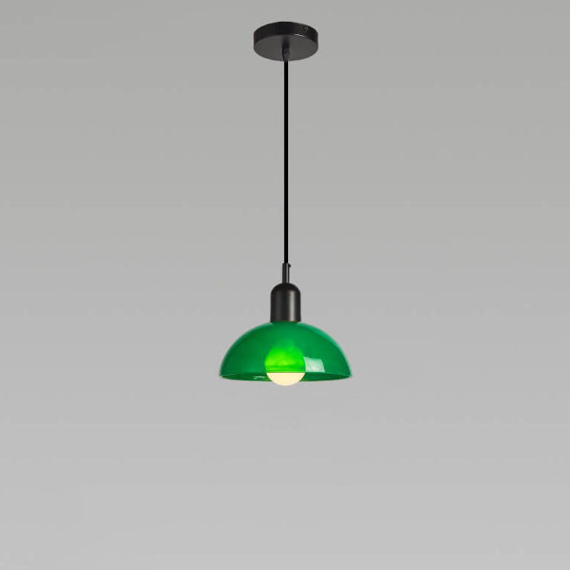 Minimalist Glass Hemisphere Pendant Light