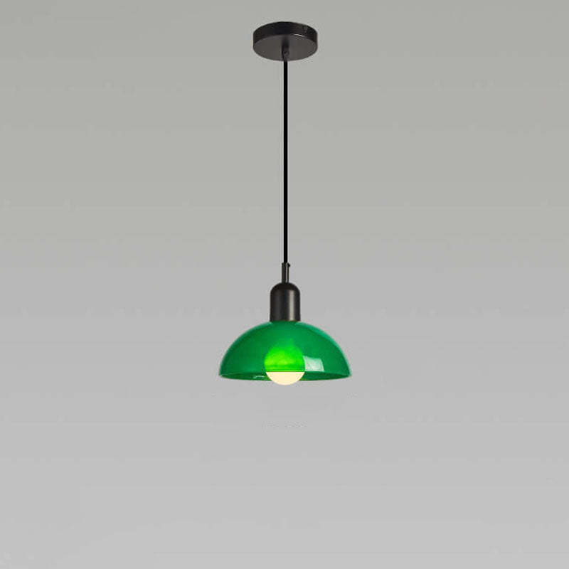 Minimalist Glass Hemisphere Pendant Light
