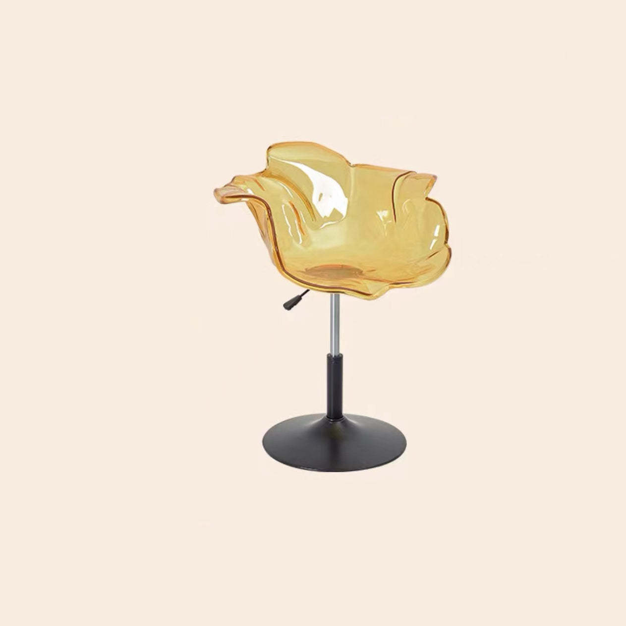 Contemporary Petal Acrylic Liftable Dining Chair