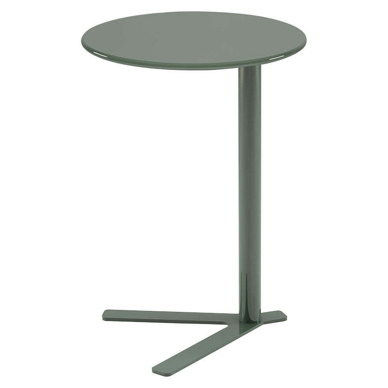Scandinavian V-Base Iron End Table