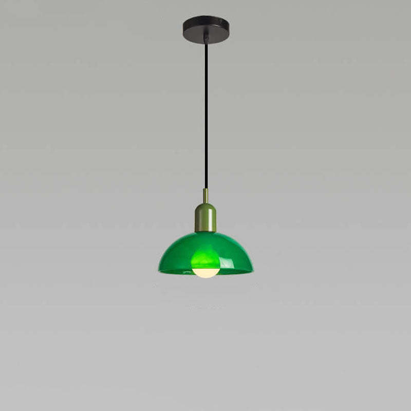 Minimalist Glass Hemisphere Pendant Light