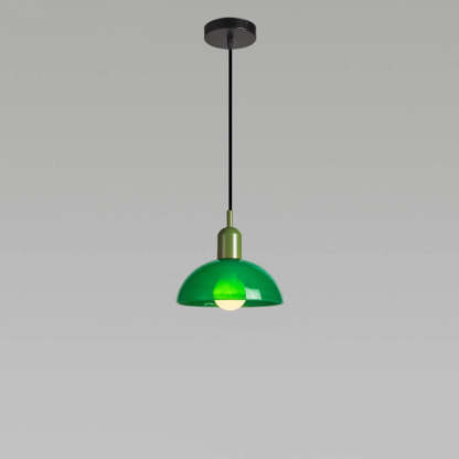 Minimalist Glass Hemisphere Pendant Light