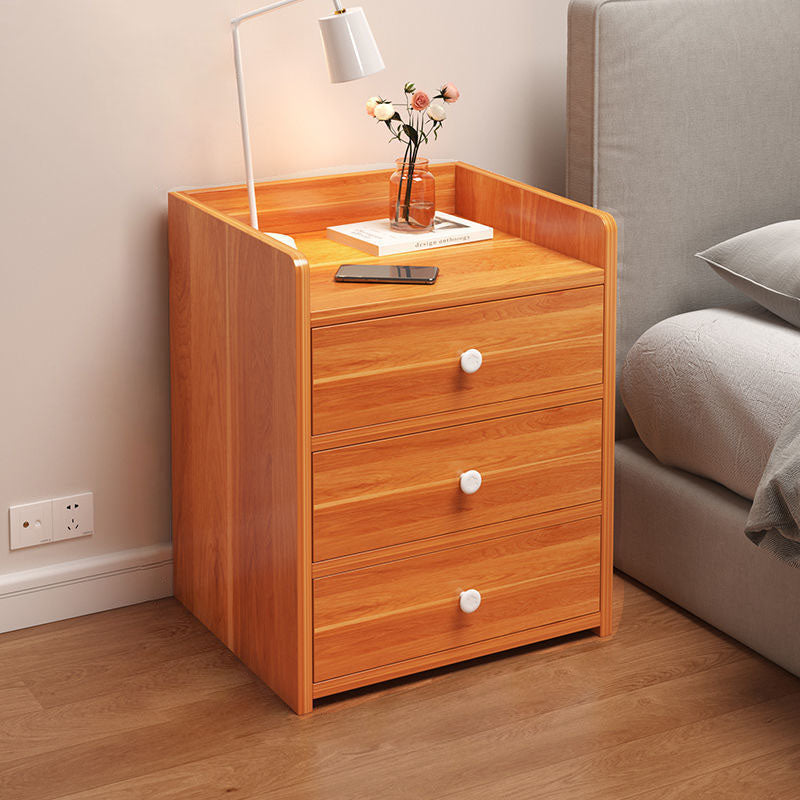 Minimalist Rectangular 1/2/3-Drawer Nightstand