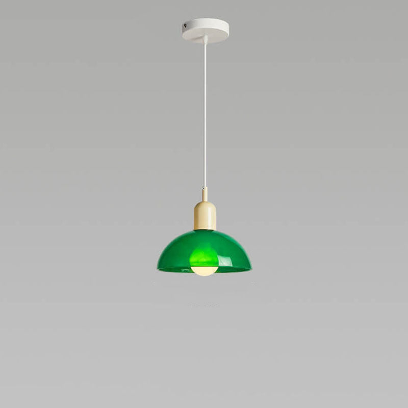 Minimalist Glass Hemisphere Pendant Light