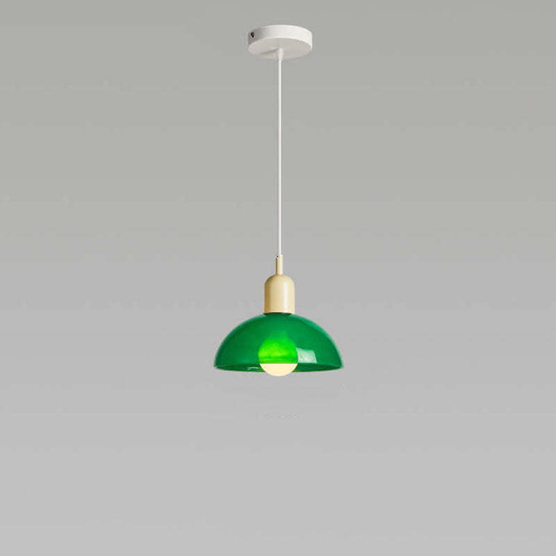 Minimalist Glass Hemisphere Pendant Light