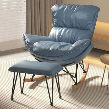 Contemporary Fabric Upholstered Rocking Chair