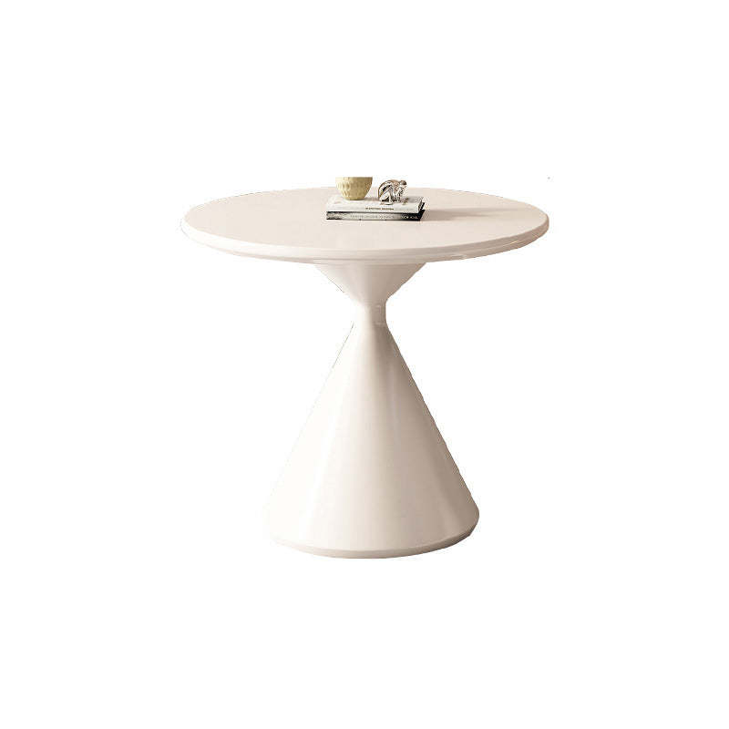 Lighom minimalist cone end wood end & side tables in steel wood