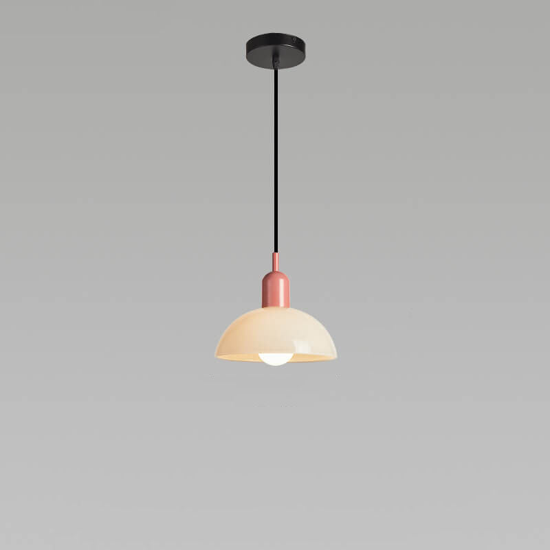 Minimalist Glass Hemisphere Pendant Light