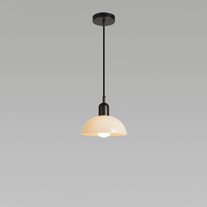 Minimalist Glass Hemisphere Pendant Light