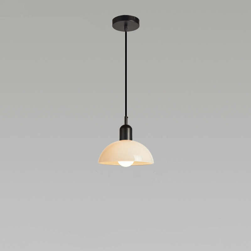 Minimalist Glass Hemisphere Pendant Light