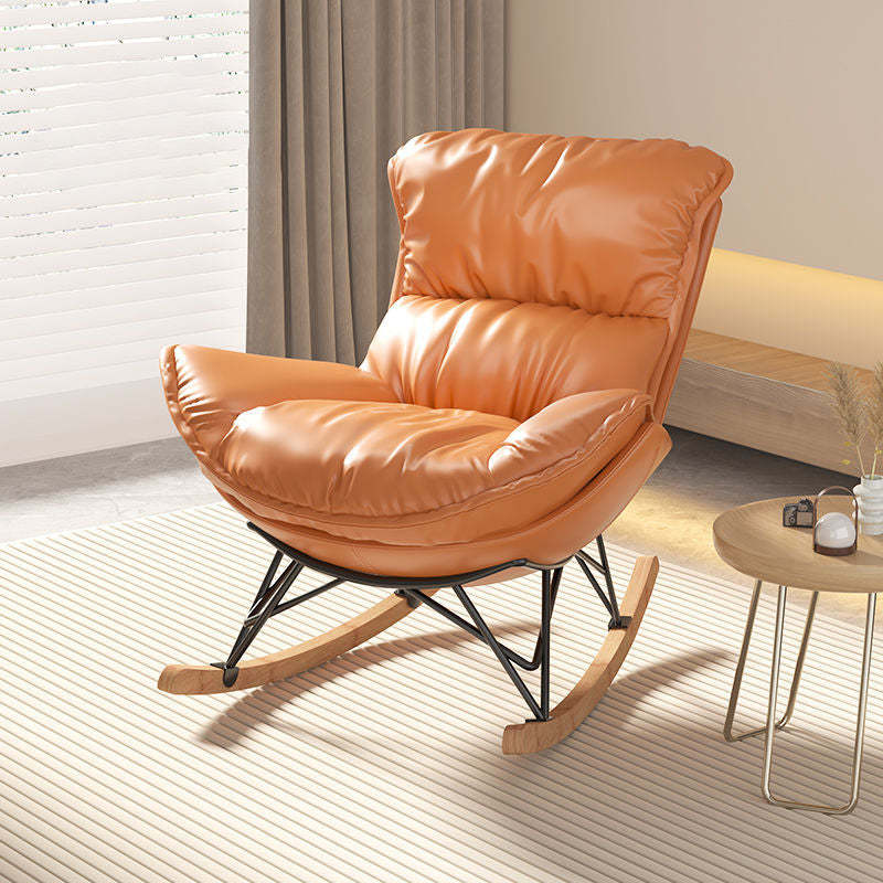 Contemporary Fabric Upholstered Rocking Chair
