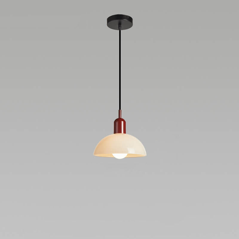 Minimalist Glass Hemisphere Pendant Light