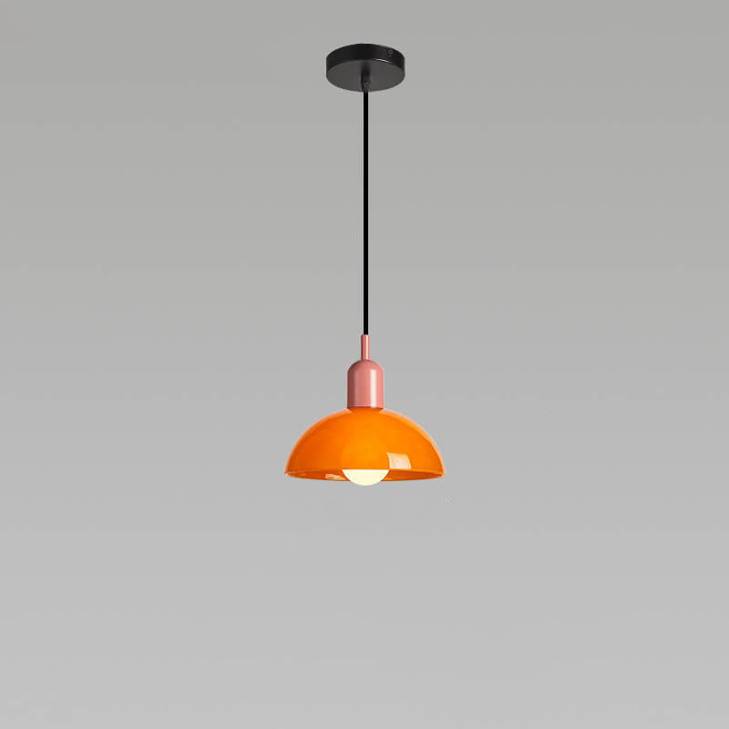 Minimalist Glass Hemisphere Pendant Light