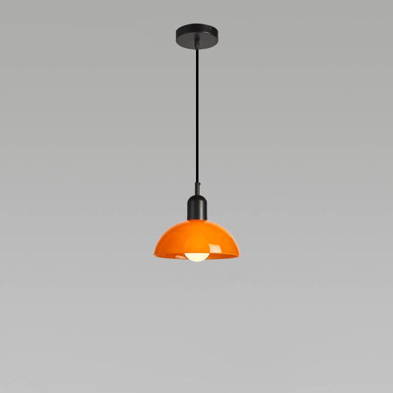 Minimalist Glass Hemisphere Pendant Light