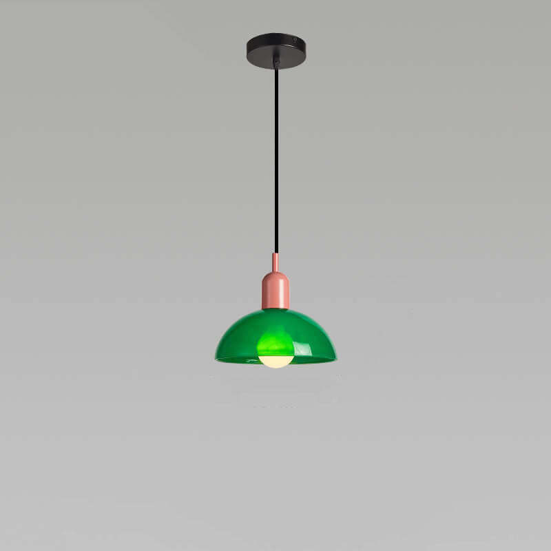Minimalist Glass Hemisphere Pendant Light