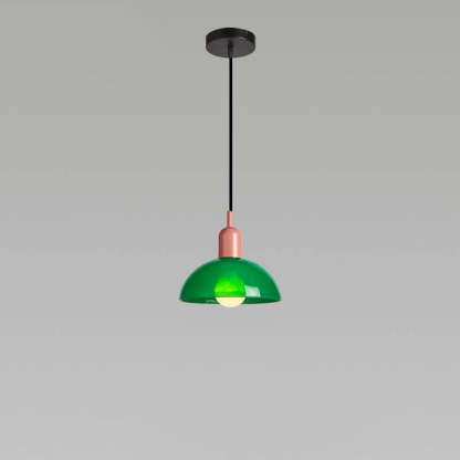 Minimalist Glass Hemisphere Pendant Light