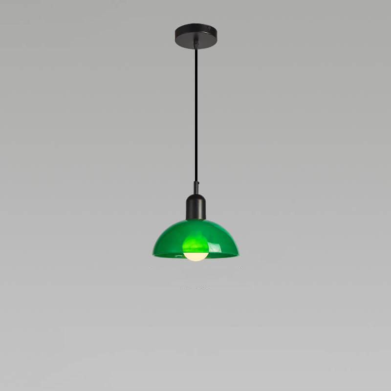 Minimalist Glass Hemisphere Pendant Light