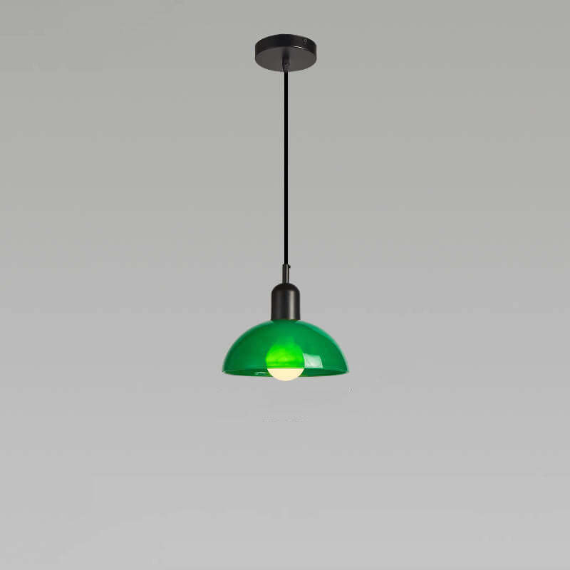 Minimalist Glass Hemisphere Pendant Light