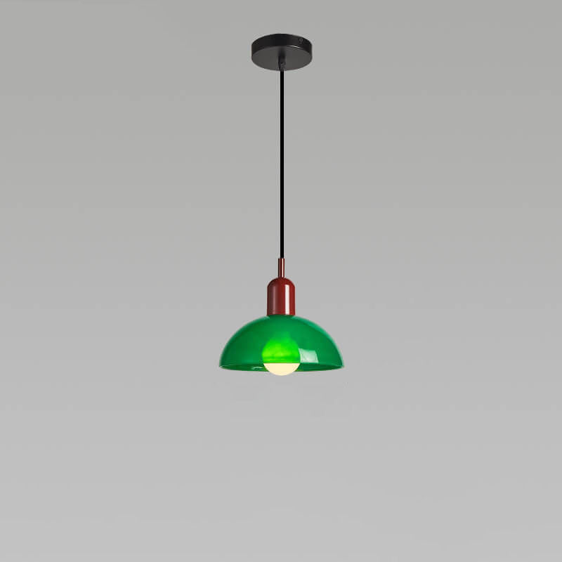 Minimalist Glass Hemisphere Pendant Light