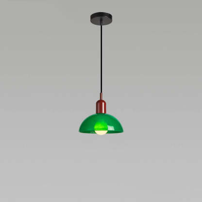 Minimalist Glass Hemisphere Pendant Light