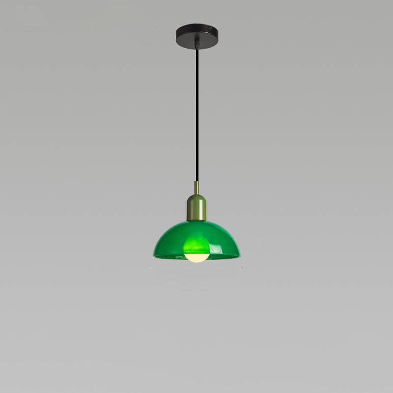 Minimalist Glass Hemisphere Pendant Light