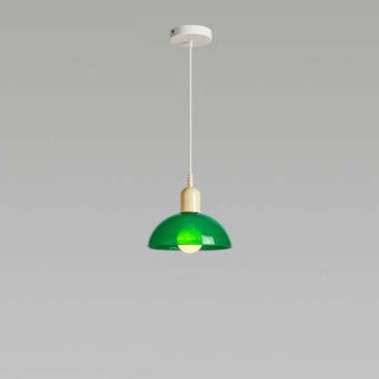 Minimalist Glass Hemisphere Pendant Light