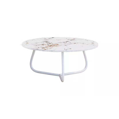 Boho Waterproof Rattan Rope Round Outdoor Side Table