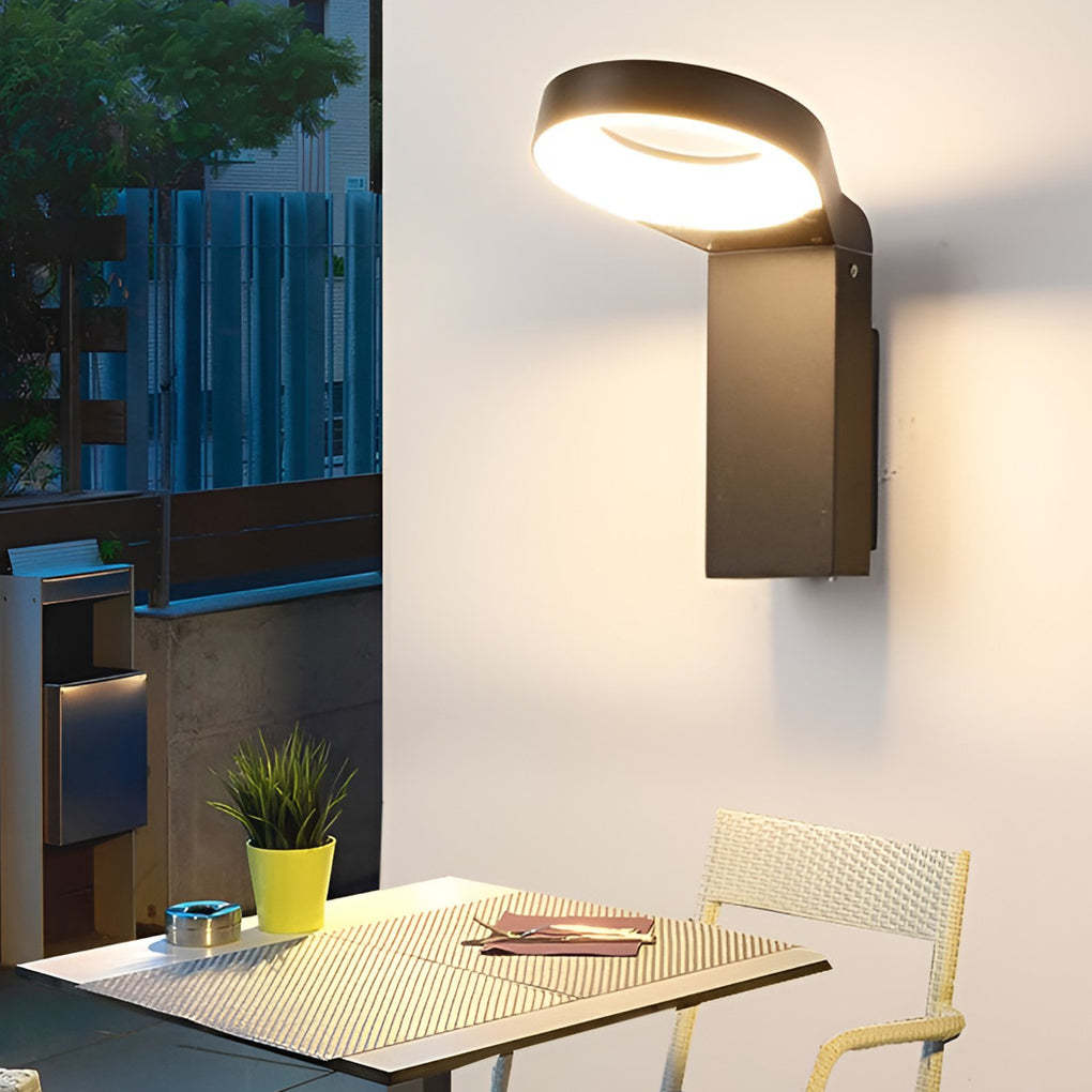18W LED Ring Outdoor Landscape Lighting �?Versatile Wall & Path Lamp-Lighom