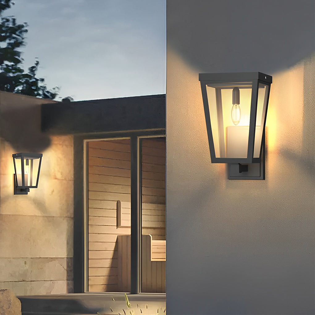 Square Smart Light-Control Solar Outdoor Wall Light