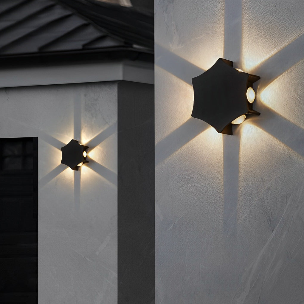 Four Way Wall Light Facade Light Outdoor LED 8W 4W 19W 6W Waterproof-Lighom