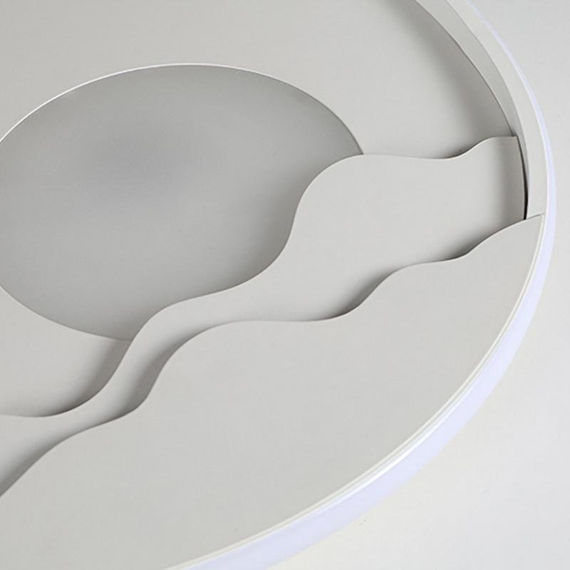 Modern Moon Patterned LED Wall Sconce