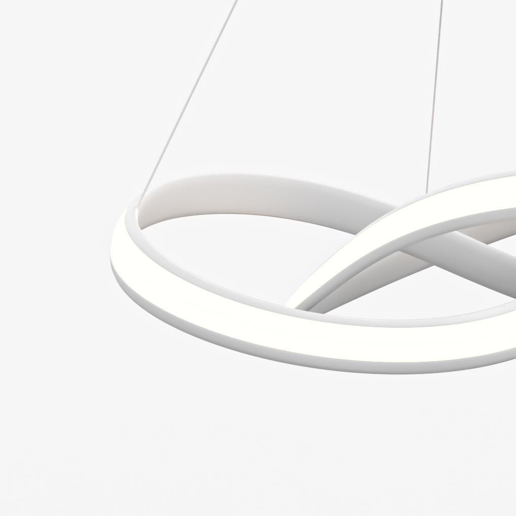 Ribbon Dining Room Chandelier Modern Chandelier with Remote Control-Lighom